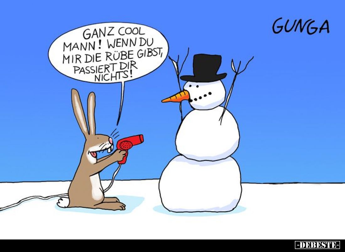 Ganz cool Mann! Wenn du mir die Rübe gibst.. - Lustige Bilder | DEBESTE.de