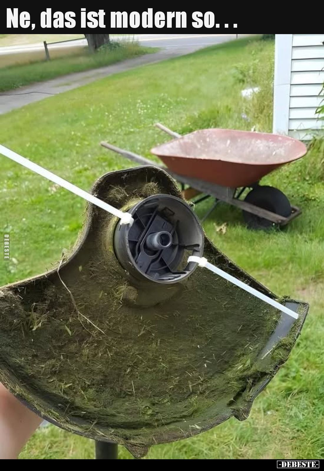 Ne, das ist modern so.