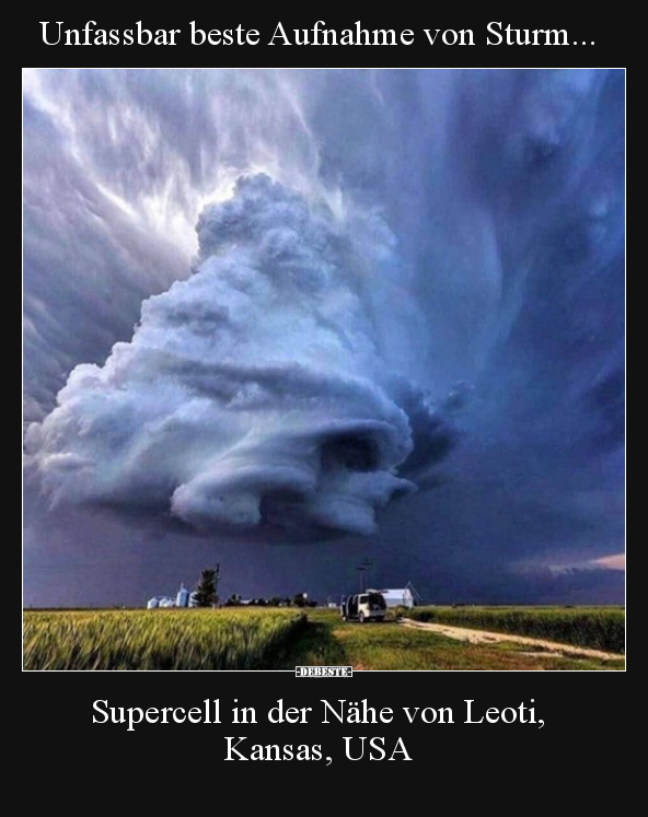 Unfassbar beste Aufnahme von Sturm... - Lustige Bilder | DEBESTE.de