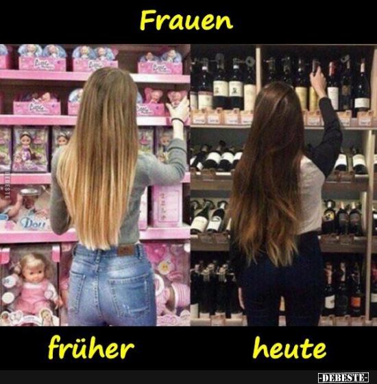 Frauen - früher/heute. - Lustige Bilder | DEBESTE.de