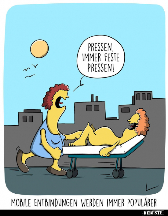 Mobile Entbindungen werden immer populärer.. - Lustige Bilder | DEBESTE.de