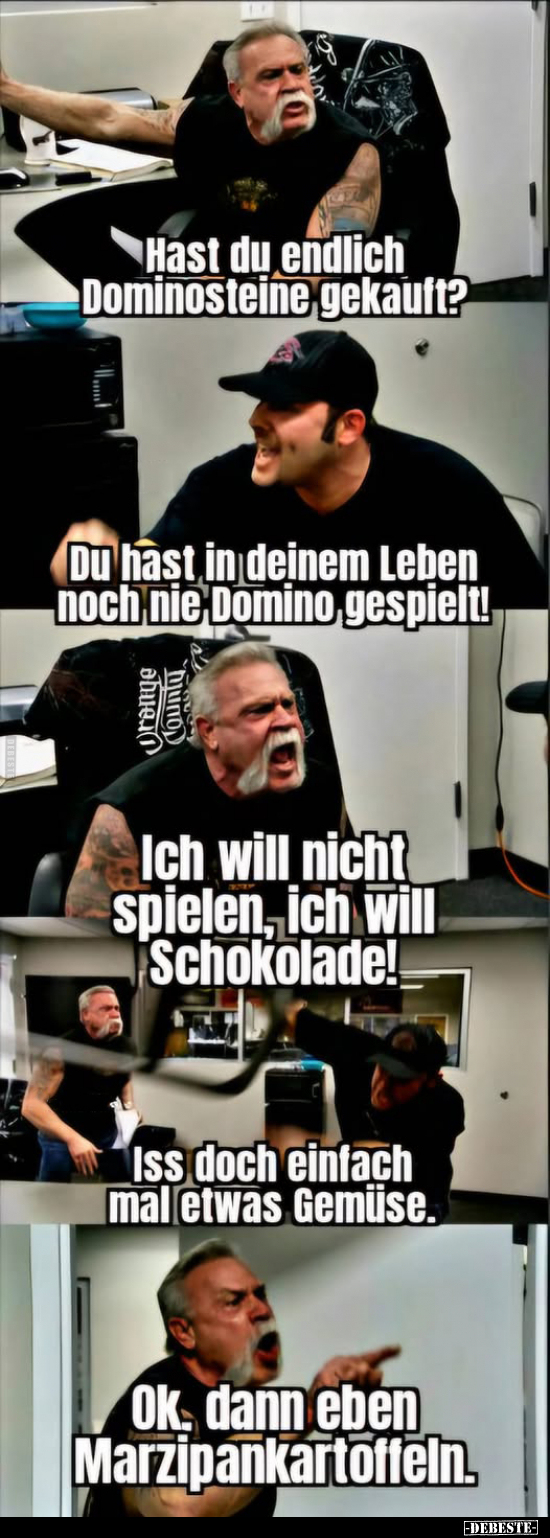 Hast du endlich Dominosteine gekauft?.. - Lustige Bilder | DEBESTE.de