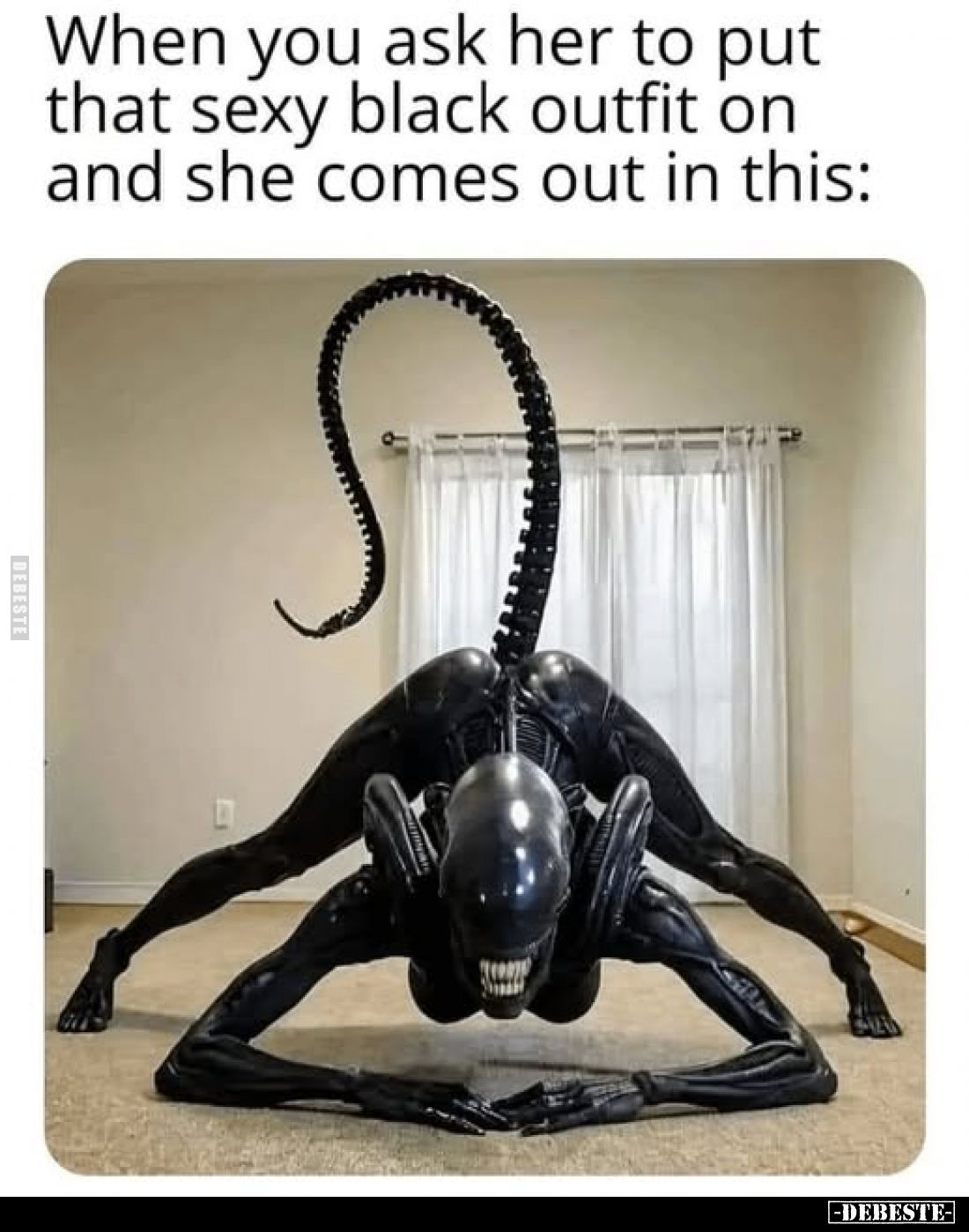 When you ask her to put that s*exy black outfit... - Lustige Bilder | DEBESTE.de