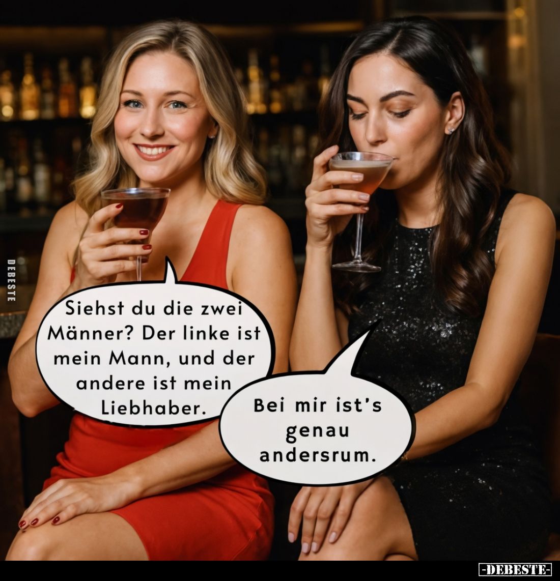 Siehst du die zwei Männer? Der linke ist mein Mann.. - Lustige Bilder | DEBESTE.de