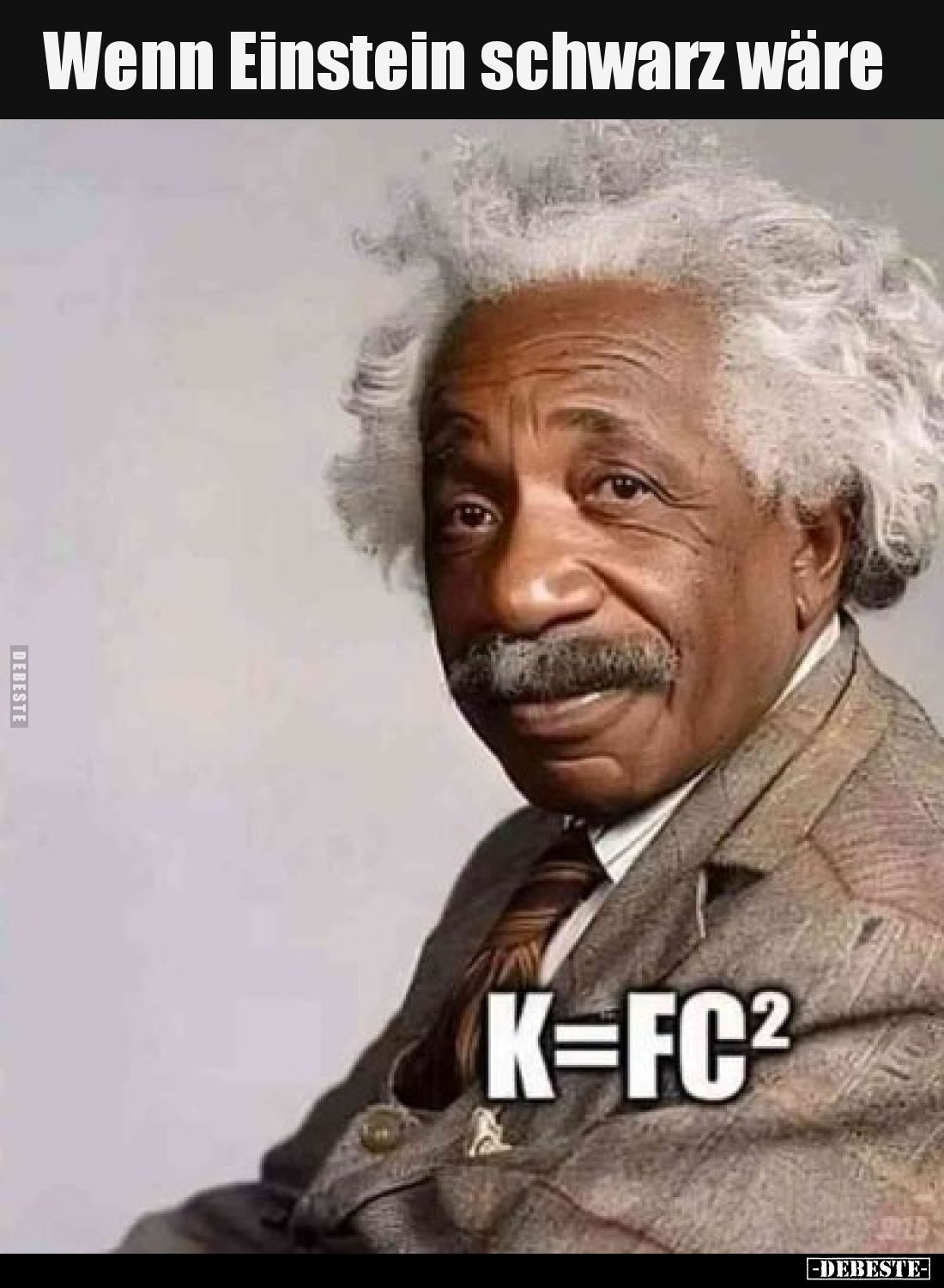 Wenn Einstein schwarz wäre..