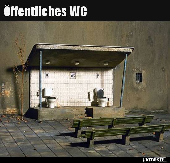Öffentliches WC.. - Lustige Bilder | DEBESTE.de