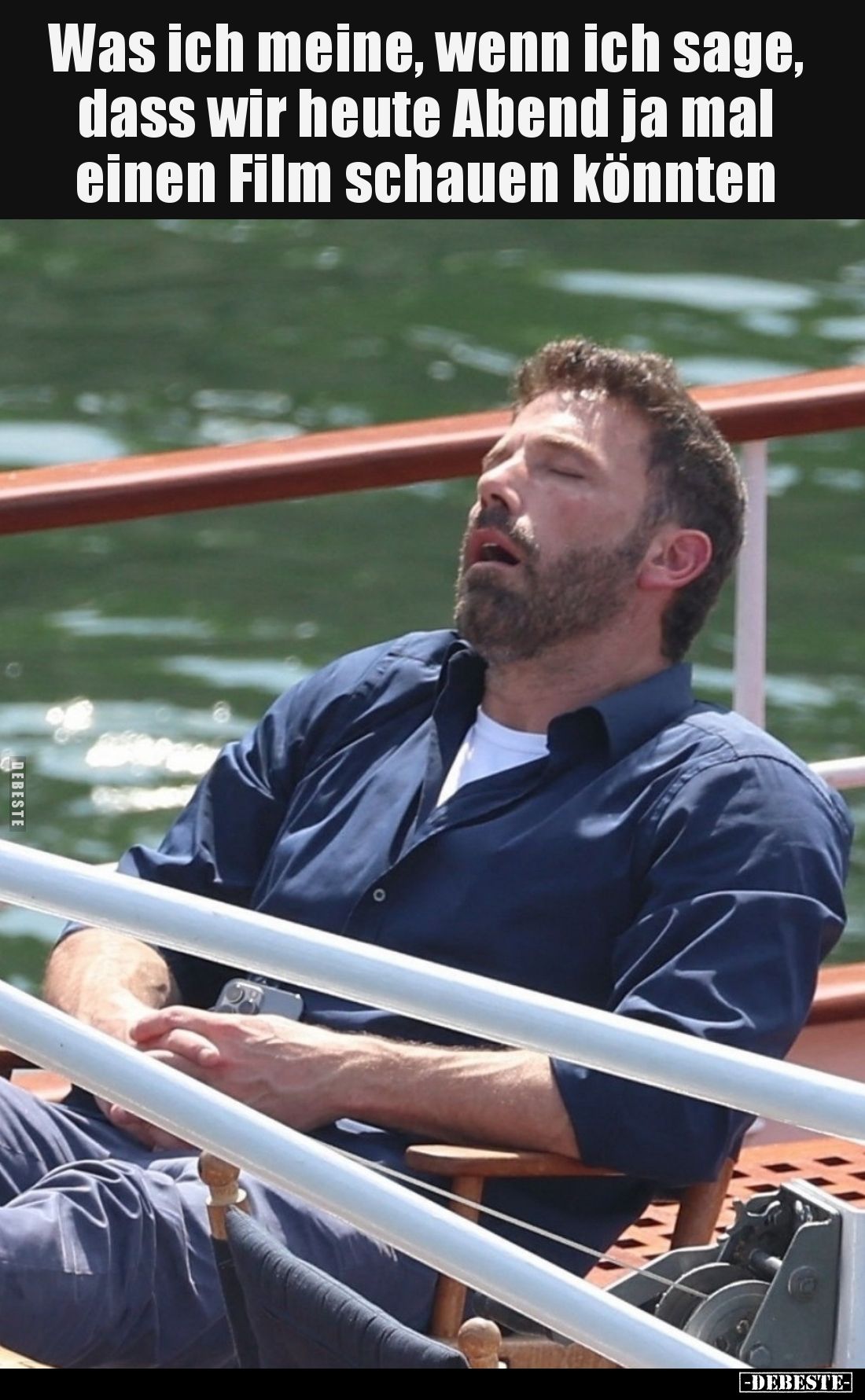Was ich meine, wenn ich sage, dass wir heute Abend ja mal einen Film schauen könnten.
