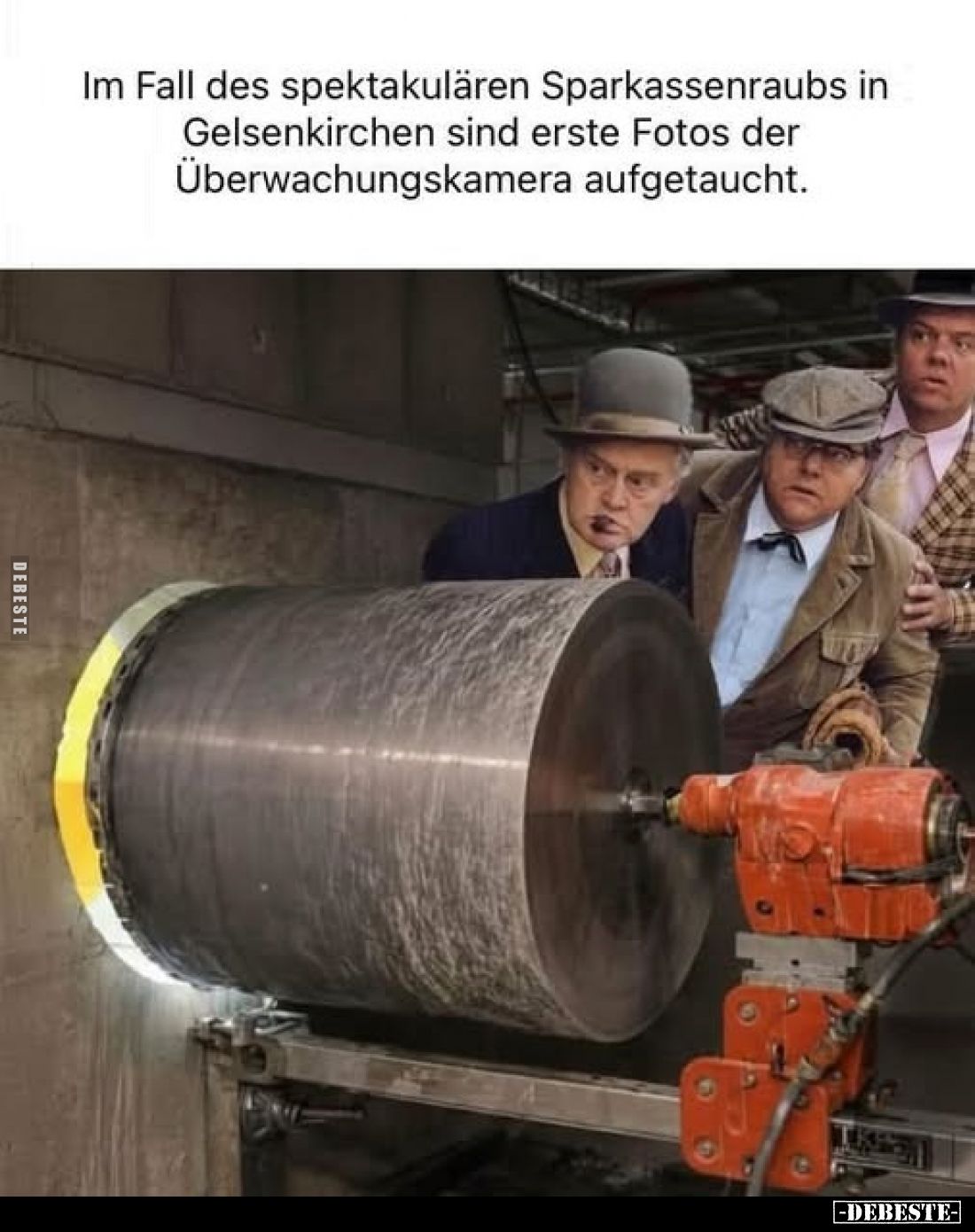 Im Fall des spektakulären Sparkassenraubs in Gelsenkirchen.. - Lustige Bilder | DEBESTE.de