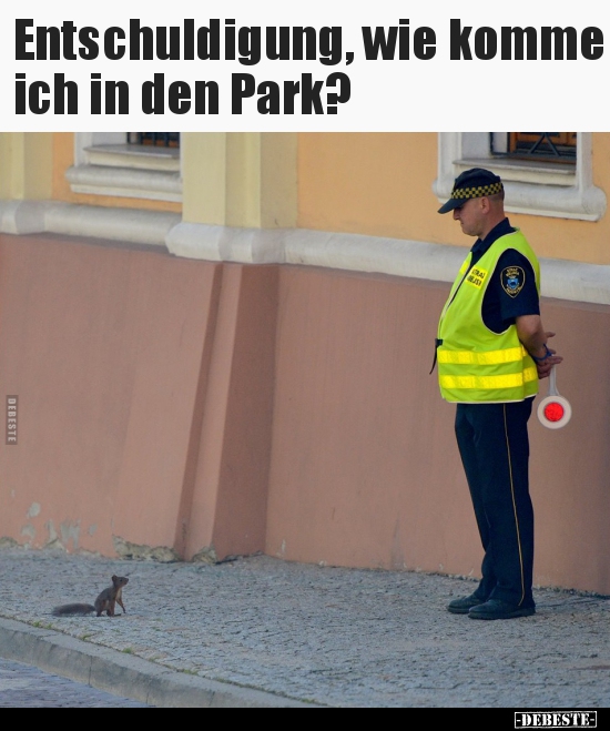 Entschuldigung, wie komme ich in den Park?.. - Lustige Bilder | DEBESTE.de