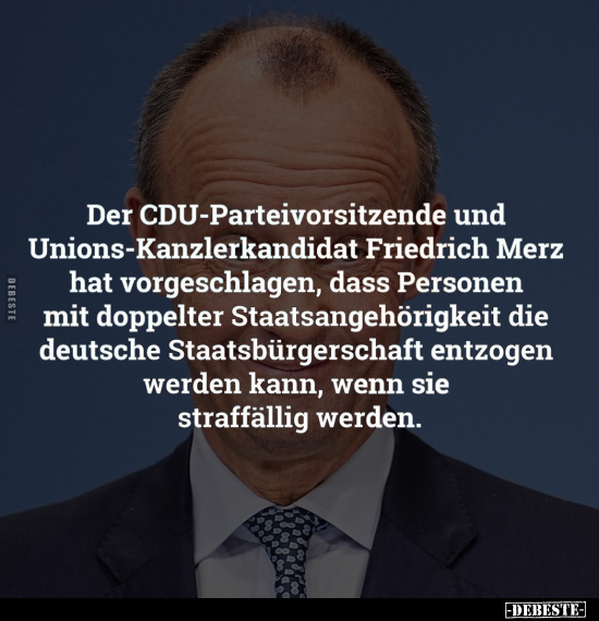 Der CDU-Parteivorsitzende.. - Lustige Bilder | DEBESTE.de