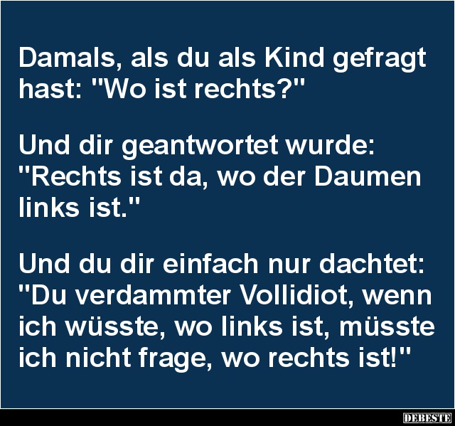 Damals, als du als Kind gefragt hast.. - Lustige Bilder | DEBESTE.de