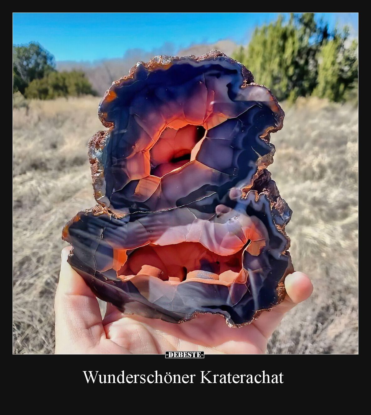 Wunderschöner Kraterachat.. - Lustige Bilder | DEBESTE.de