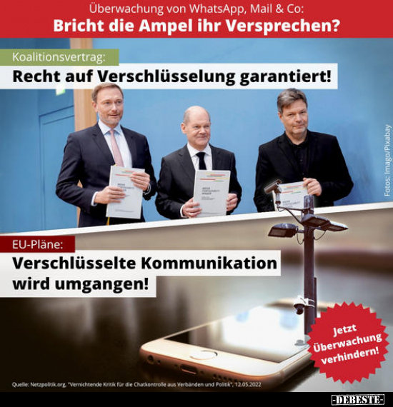 Bricht die Ampel ihr Versprechen?.. - Lustige Bilder | DEBESTE.de