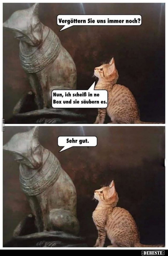 Vergöttern Sie uns immer noch?..