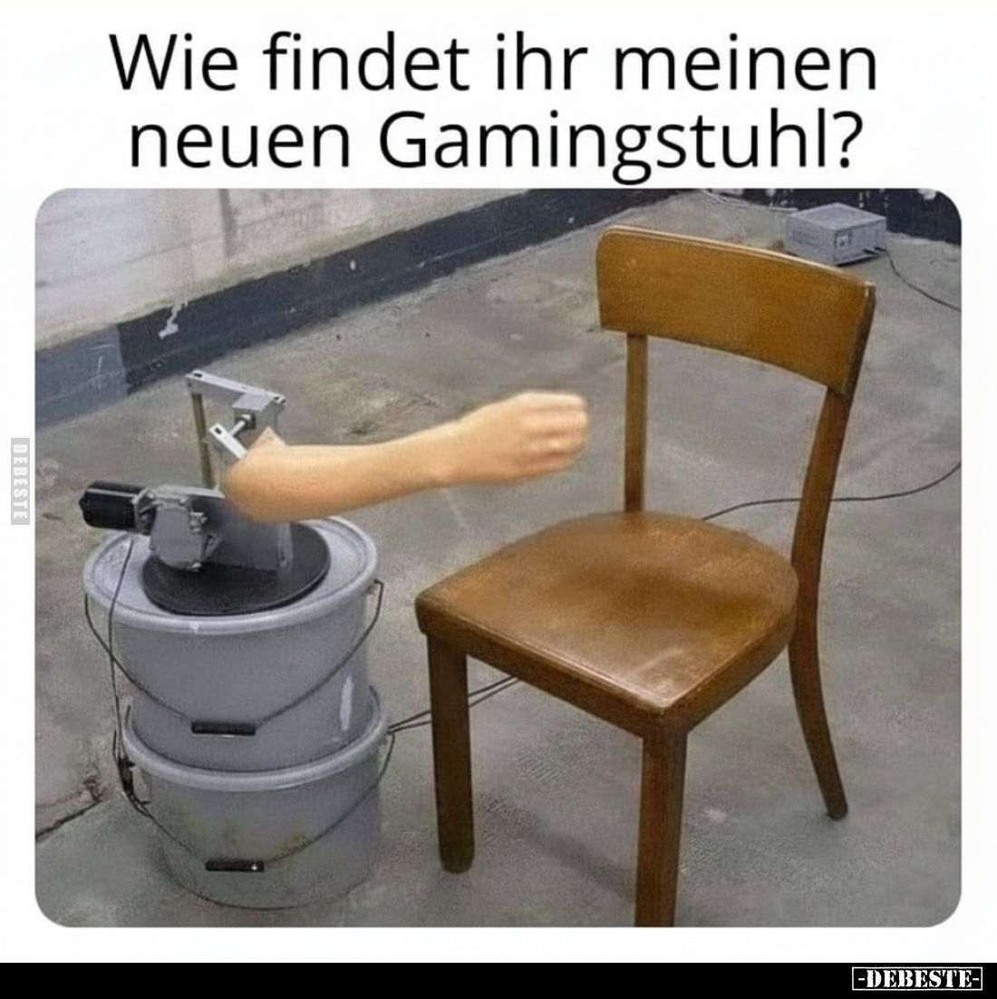 Wie findet ihr meinen neuen Gamingstuhl?
