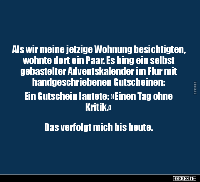 Als wir meine jetzige Wohnung besichtigten.. - Lustige Bilder | DEBESTE.de