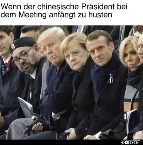 Wenn der chinesische Präsident bei dem Meeting anfängt zu.. - Lustige Bilder | DEBESTE.de