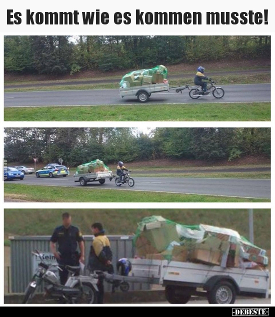 Es kommt wie es kommen musste!..