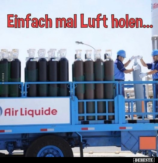 Einfach mal Luft holen...