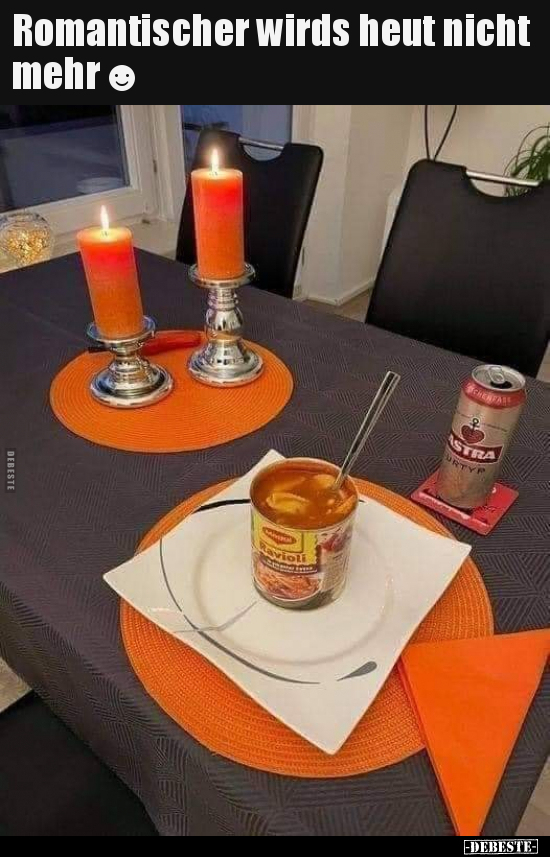 Romantischer wirds heut nicht mehr☻..
