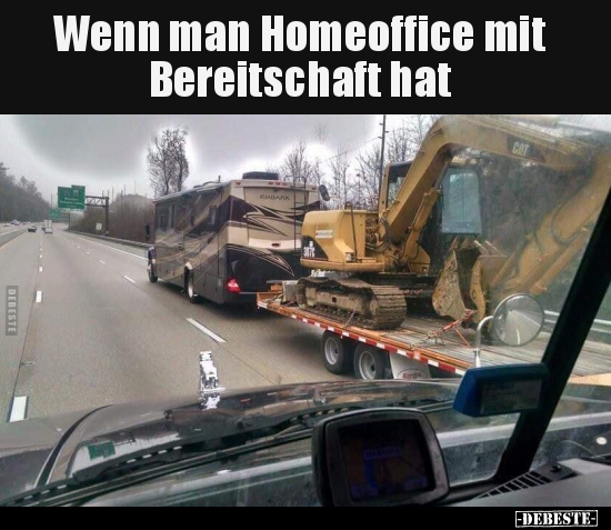 Wenn man Homeoffice mit Bereitschaft hat.. - Lustige Bilder | DEBESTE.de