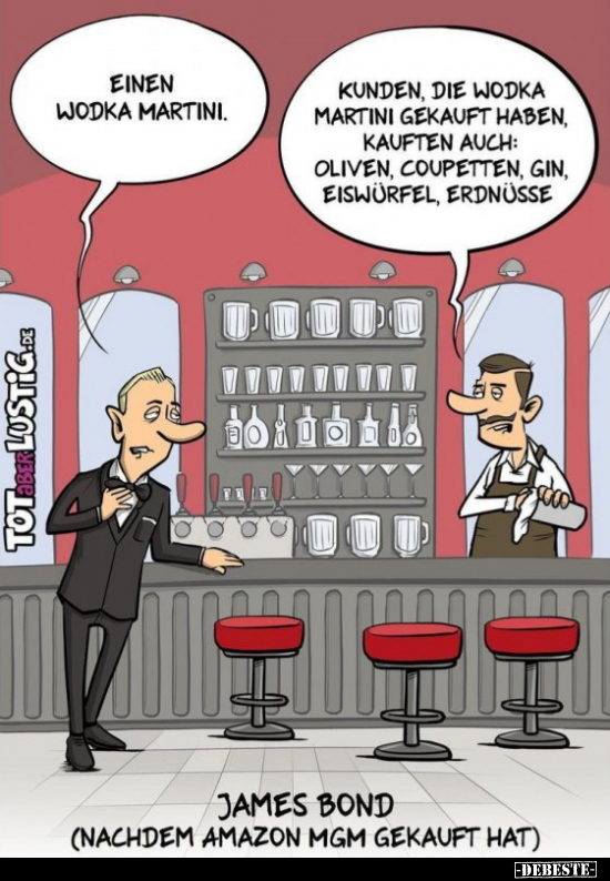 Einen Wodka Martini... - Lustige Bilder | DEBESTE.de
