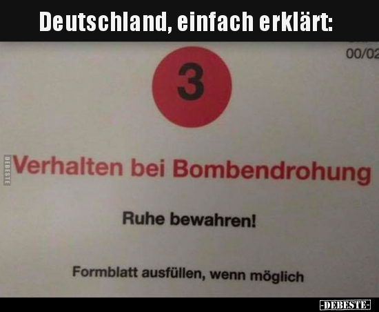 Deutschland, einfach erklärt..