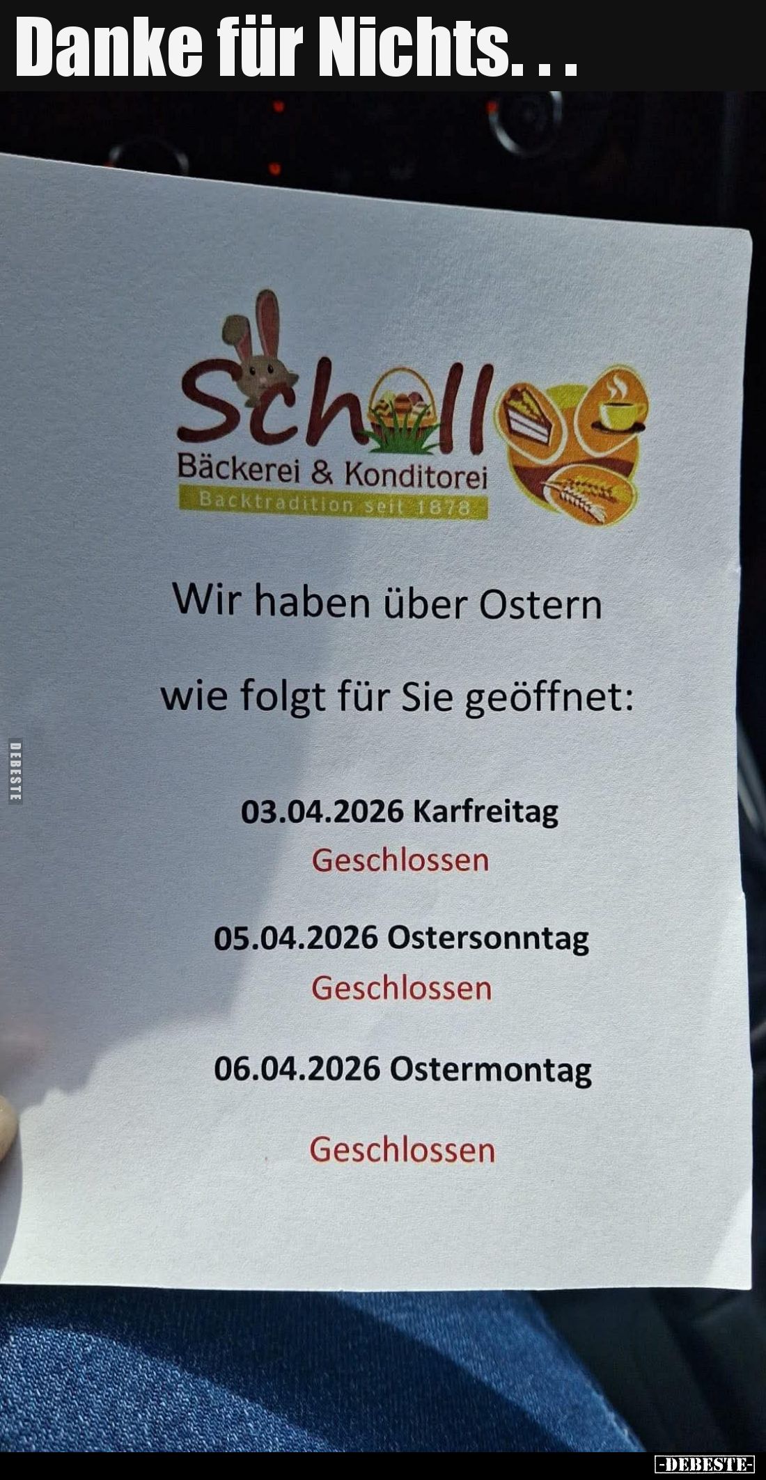 Danke für Nichts..... - Lustige Bilder | DEBESTE.de