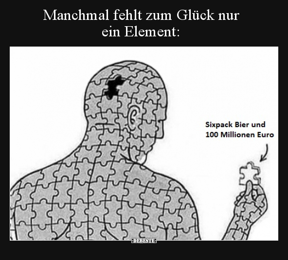 Manchmal fehlt zum Glück nur ein Element.. - Lustige Bilder | DEBESTE.de