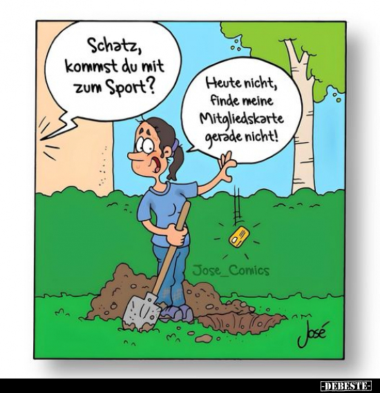 Schatz, kommst du mit zum Sport?.. - Lustige Bilder | DEBESTE.de