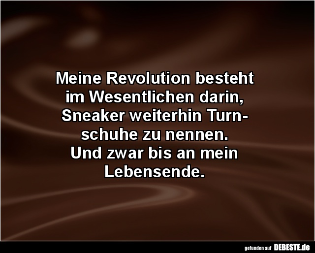 Meine Revolution besteht im Wesentlichen darin... - Lustige Bilder | DEBESTE.de
