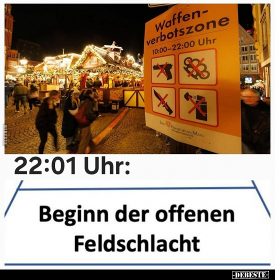 Beginn der offenen Feldschlacht.. - Lustige Bilder | DEBESTE.de