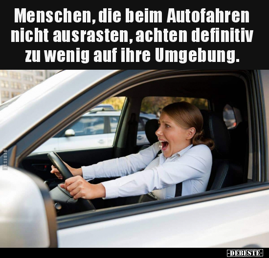 Lustige Bilder zum Thema: Menschen, Autofahren