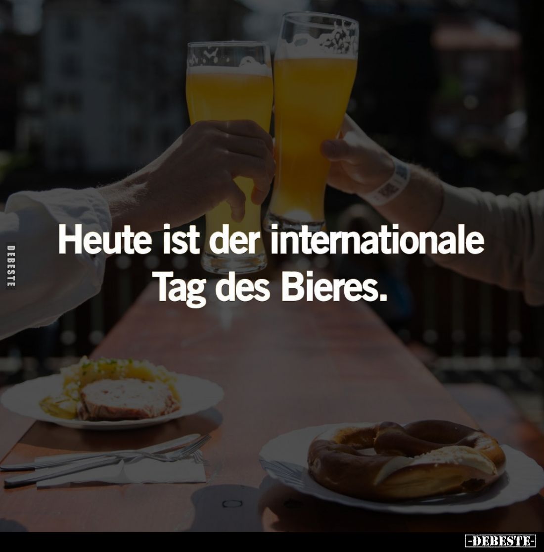 Heute ist der internationale Tag des Bieres.