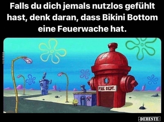 Falls du dich jemals nutzlos gefühlt hast, denk daran, dass.. - Lustige Bilder | DEBESTE.de