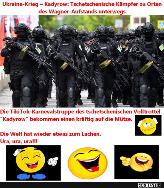 Putin und der speichelleckende Volltrottel aus Tschetschenien - Lustige Bilder | DEBESTE.de