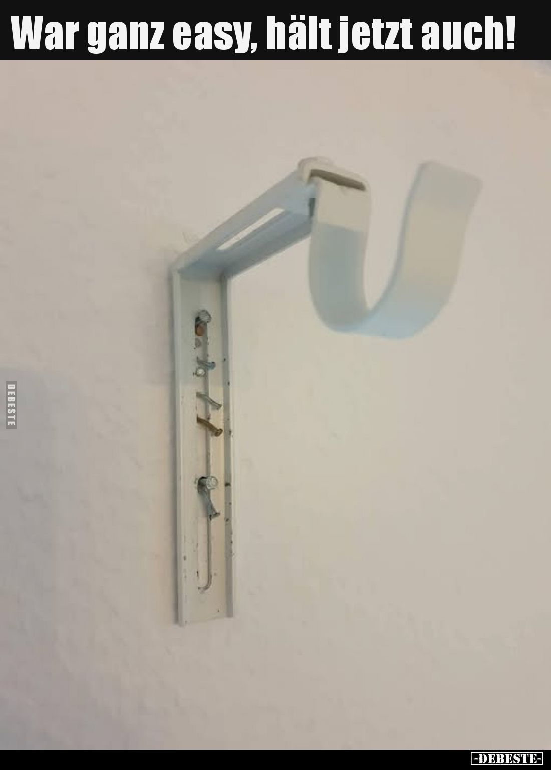 War ganz easy, hält jetzt auch!