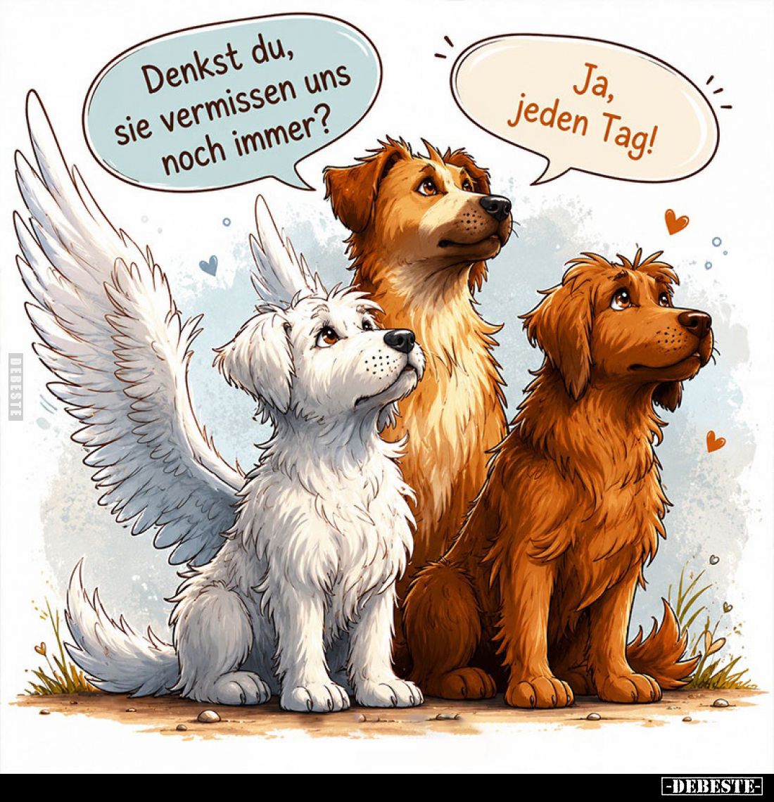 Denkst du, sie vermissen uns noch immer?... - Lustige Bilder | DEBESTE.de