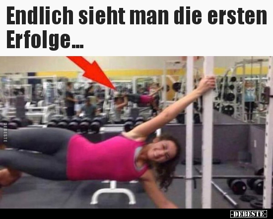Endlich sieht man die ersten Erfolge...