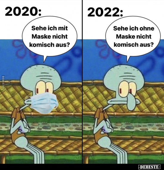 2020: Sehe ich mit Maske nicht komisch aus?.. - Lustige Bilder | DEBESTE.de