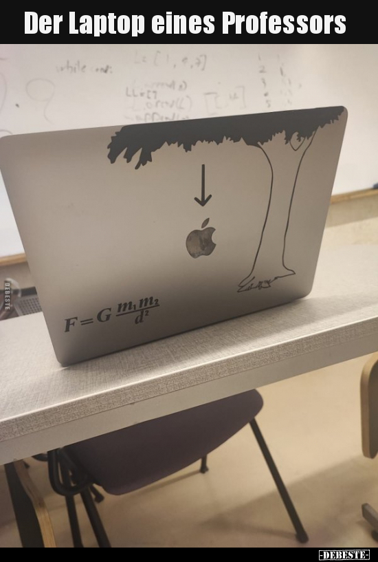 Der Laptop eines Professors.. - Lustige Bilder | DEBESTE.de