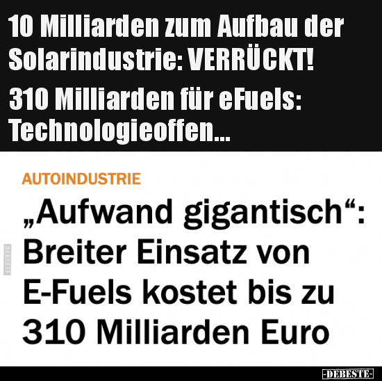10 Milliarden zum Aufbau der Solarindustrie: VERRÜCKT!.. - Lustige Bilder | DEBESTE.de
