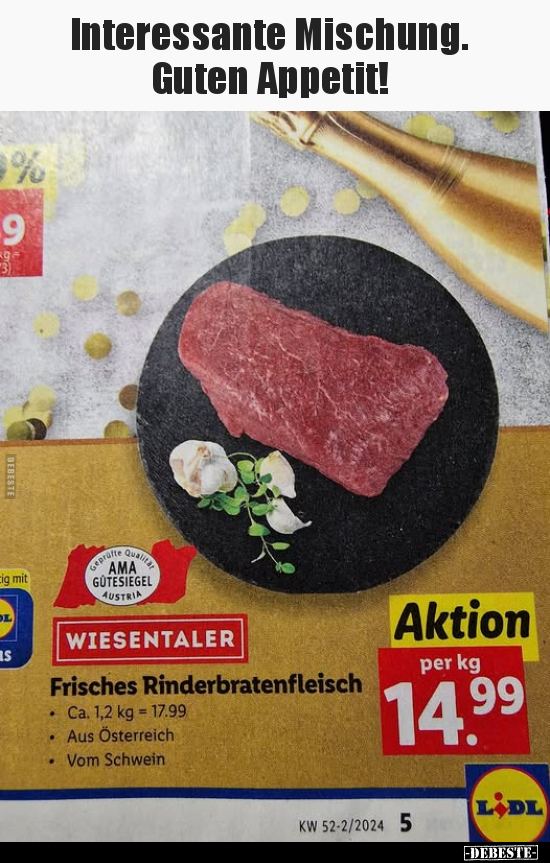 Interessante Mischung. Guten Appetit!.. - Lustige Bilder | DEBESTE.de