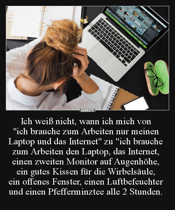 Ich weiß nicht, wann ich mich von "ich brauche zum.."