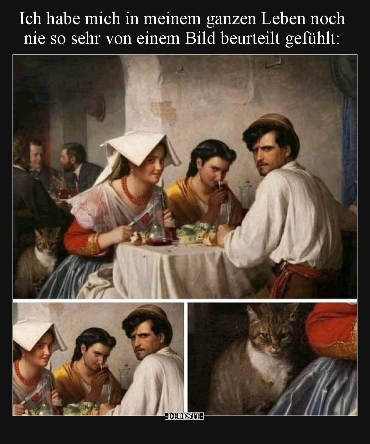 Ich habe mich in meinem ganzen Leben noch nie so sehr von einem Bild beurteilt gefühlt: