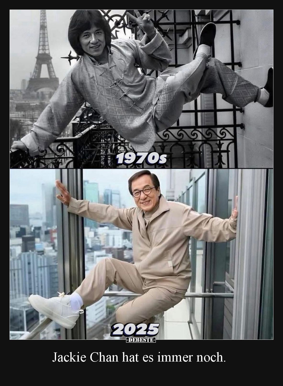 Jackie Chan hat es immer noch.