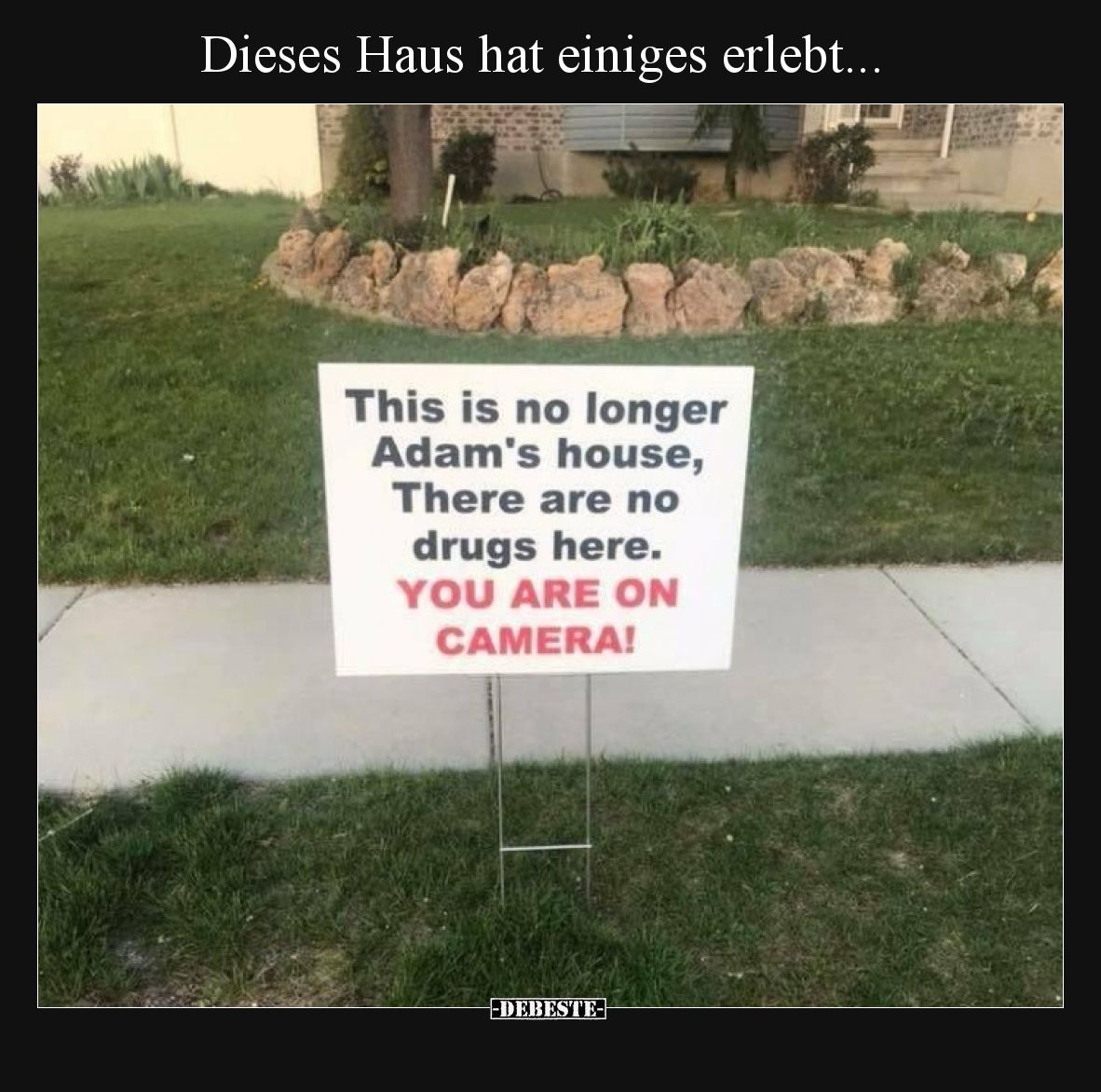 Dieses Haus hat einiges erlebt.
