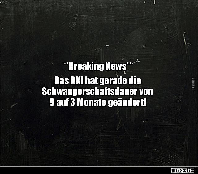 **Breaking News** Das RKI hat gerade die.. - Lustige Bilder | DEBESTE.de