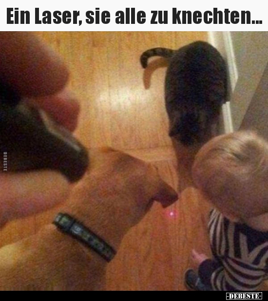 Ein Laser, sie alle zu knechten... - Lustige Bilder | DEBESTE.de