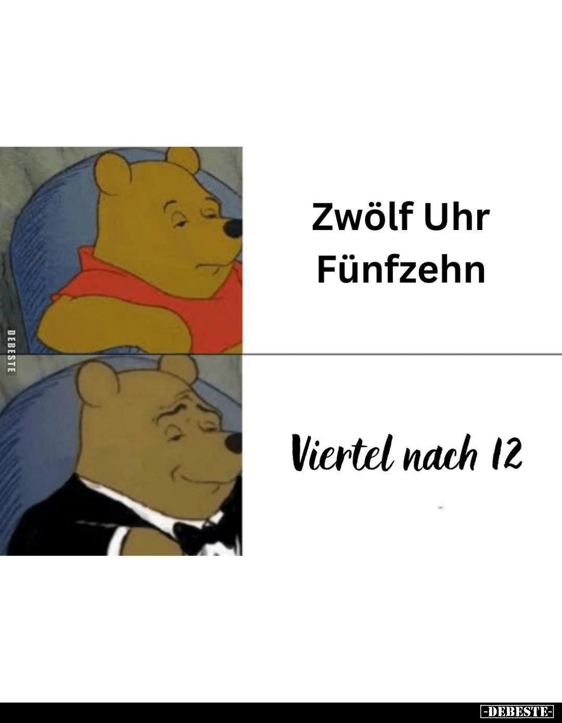 Zwölf Uhr Fünfzehn /
Viertel nach 12